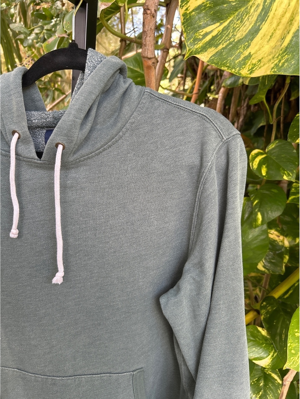 J.Crew Authentic Fleece Medium Hoodie in Green